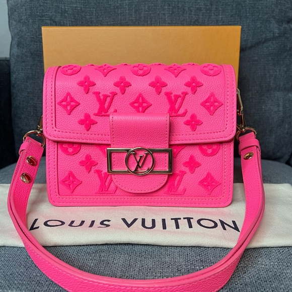 Louis Vuitton Handbags - Louis Vuitton Dauphine PM monogram Neon Tuffetage bag